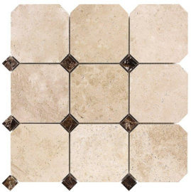 Dunin Travertine Octagon 100