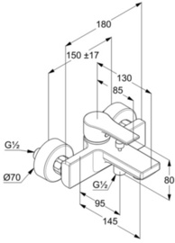 Kludi Zenta SL 486700565