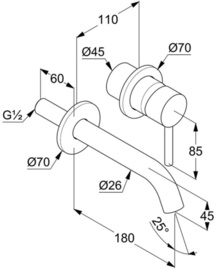 Kludi Bozz 38244N076