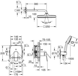 Grohe Cubeo 1053362430