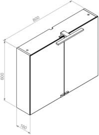 IO Armadio AZSGL.80.2