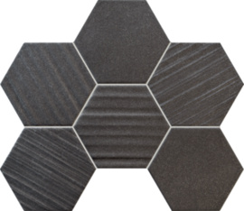 Tubądzin Horizon Hex Black