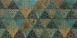 Domino Margot Green Geo