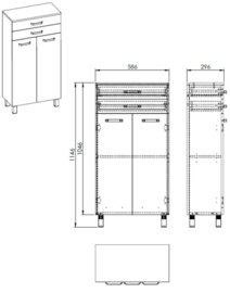 Elita Meble Sunn 60 2D 2S...