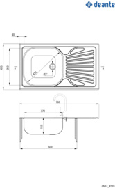 Deante Techno ZMU_0110