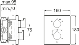 Roca INSIGNIA BLACK A5A0C3ACN0