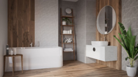 Azario Rex Grey Geo