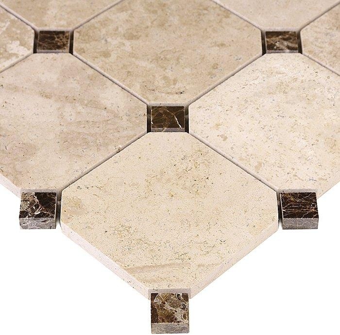 Dunin Travertine Octagon 100