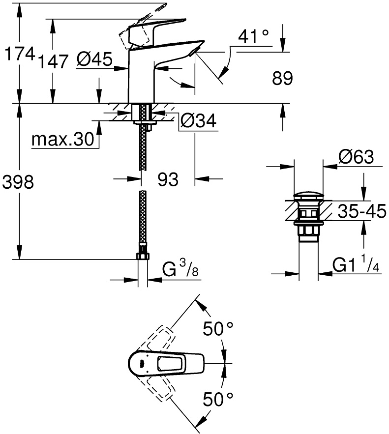GROHE BauLoop 2020 23878001 - Powystawowa Łódź Pojezierska