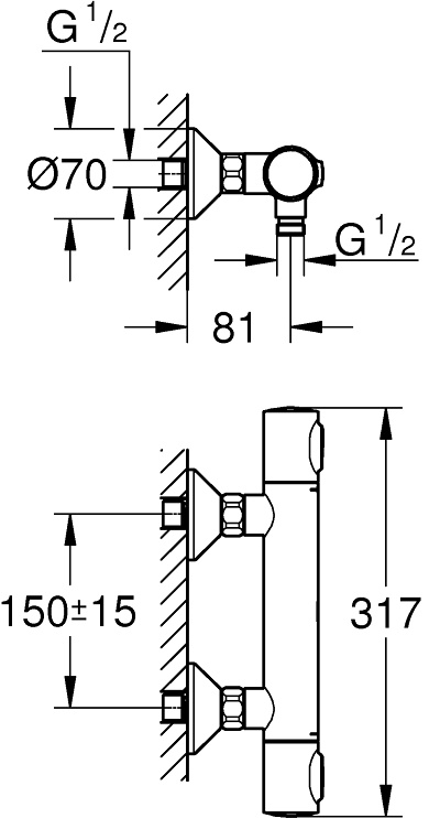 Grohe Grohtherm 500 34793000