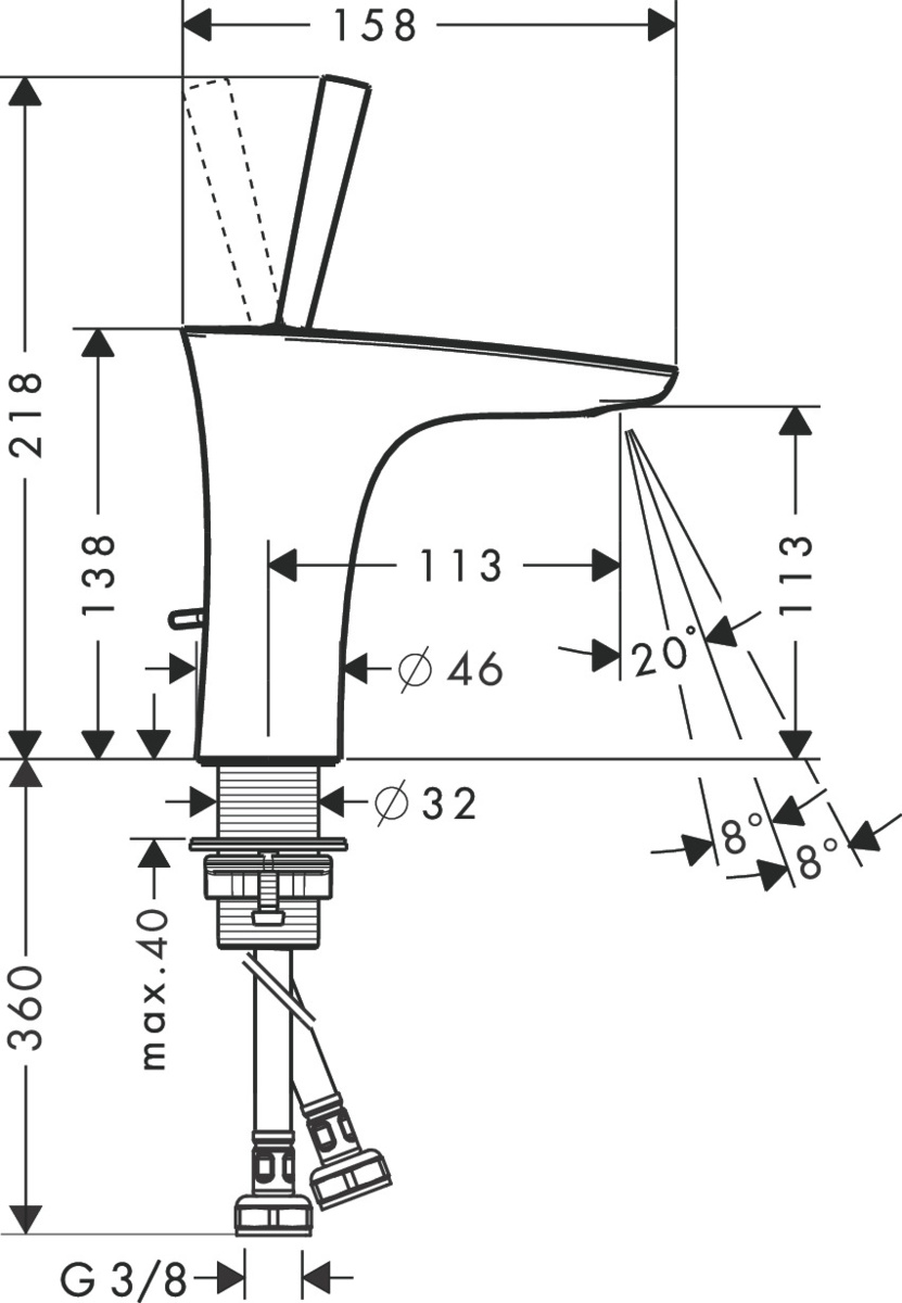 Hansgrohe PuraVida 15074400 - Powystawowa Łomża