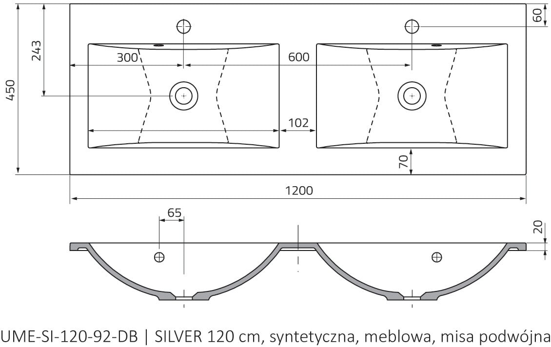 Oristo Silver UME-SI-120-92-D - Powystawowa Kraków
