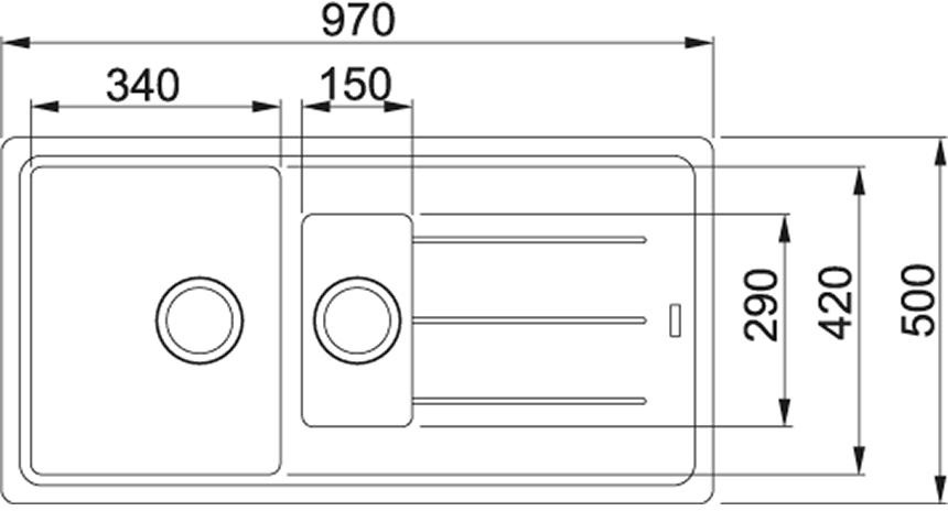 Franke Basis BFG 651 Kamienny Szary 114.0365.416 - Powystawowy Olsztyn