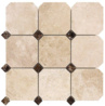 Dunin Travertine Octagon 100