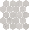Ceramika Paradyż Space Grys Mozaika Cięta Hexagon Mat.