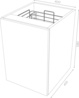 IO Wood Milenium White Cargo 40 ML.WO.KOSZ40.MW - OUTLET magazyn centralny