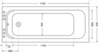 IO Misi Slim 170x70 WABLMIS17WHS